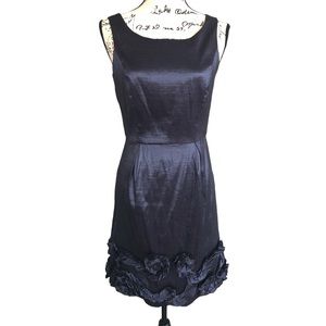 Max & Cleo sleeveless Metallic Finish dress